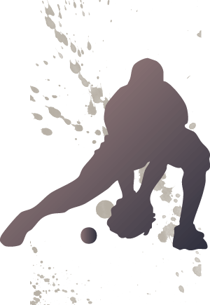 守備のシルエット